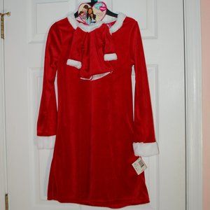 NWT "What A Doll" Girls Christmas Dress With Matching Style Doll Dress Sz 10/12